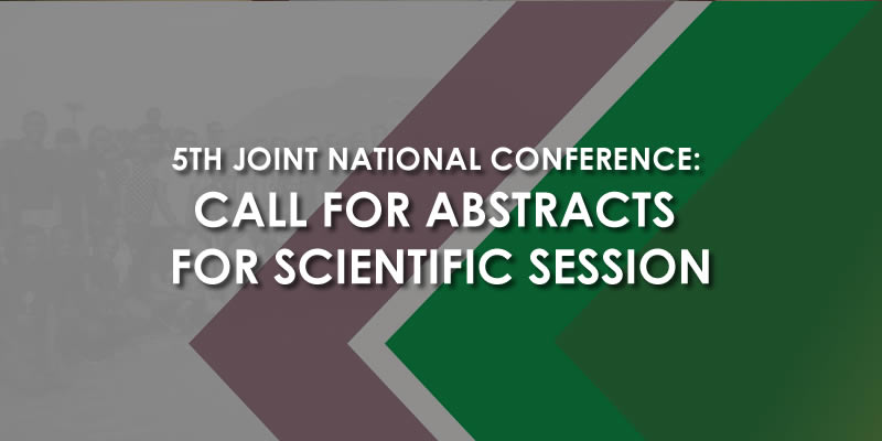 You are currently viewing 5th Joint National Conference: Call for Abstracts for Scientific Session
