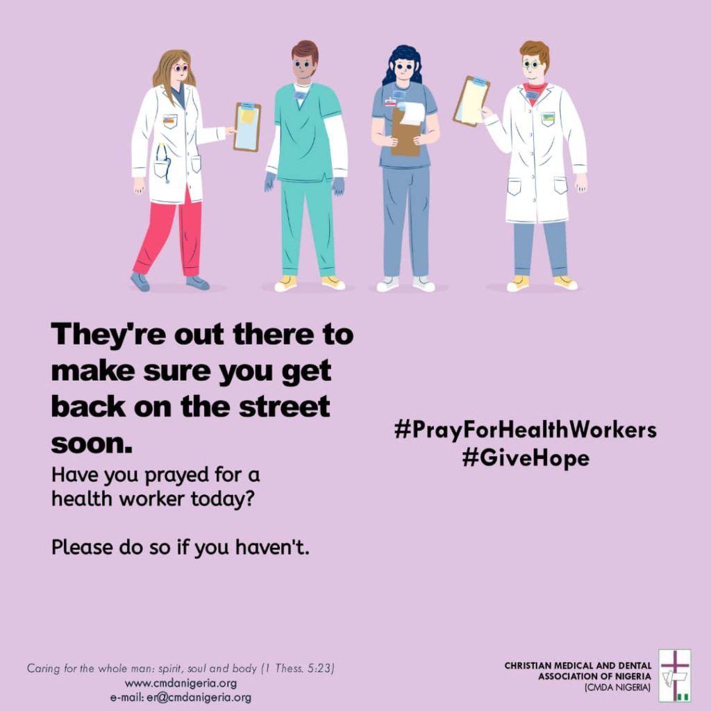 Pray for health workers