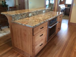 Cabinet with granite top